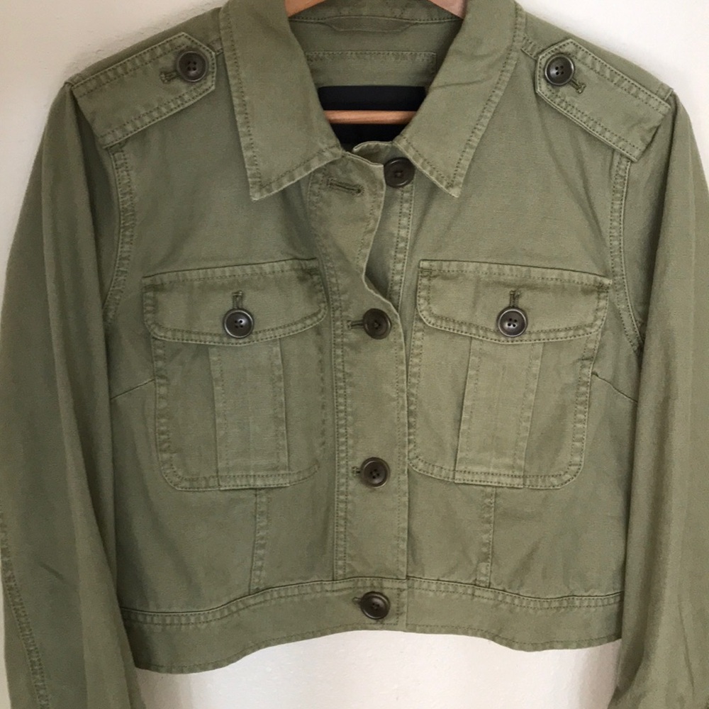 J.Crew ‘17 cropped utility jacket.  New w/o tags